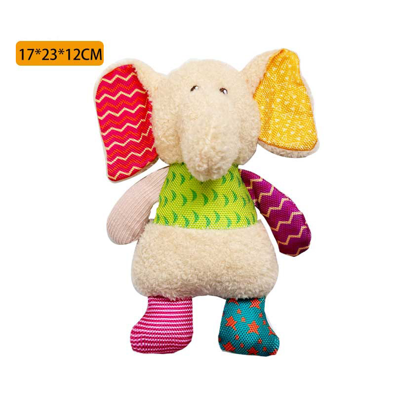 Squeaky Stuffed Dog Toy Small, No-Stuffing Crinkle Paper Dog Birthday Toy With Dual Squeakers, Interactive Durable Plush Puppy Toy For Small