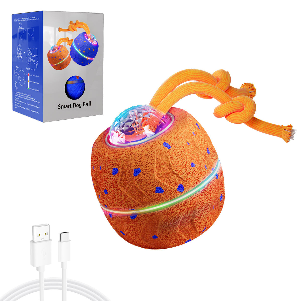 Interactive Moving Barking Dog Toy Ball