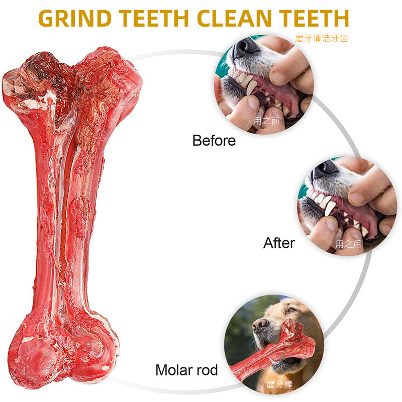 Dog Chewing Resistant Molar Stick Simulation Bone Pet Molars