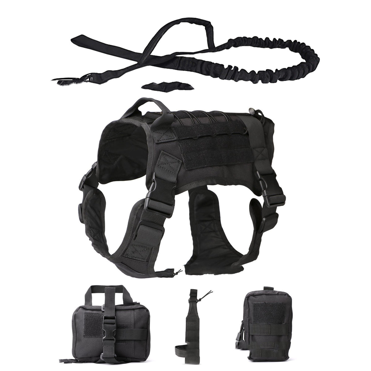 Outdoor Dog Vest Five Piece Set
