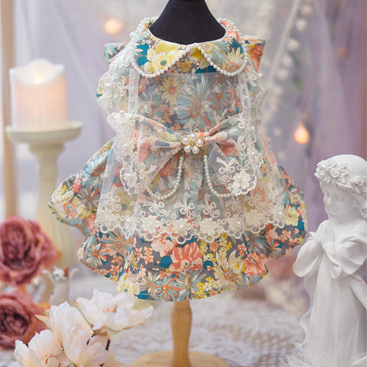 Anti Dropping Small And Medium-Sized Dog Dress