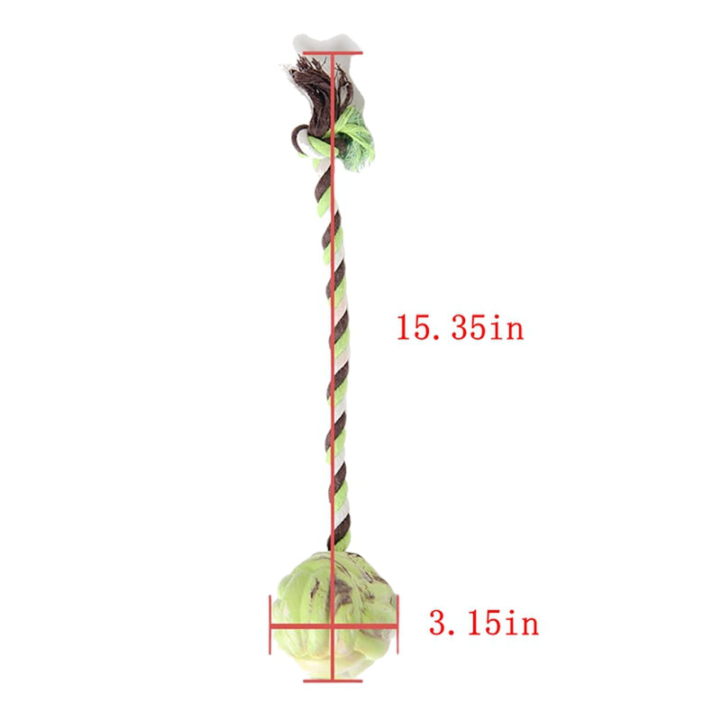 Ball Knot Dog Toys, Interactive Puppy Toys For Tug-Of-War, Eco-Friendly Cotton Rope Toys, Medium And Small-Sized Dog Breeds, Not Suitable Fo