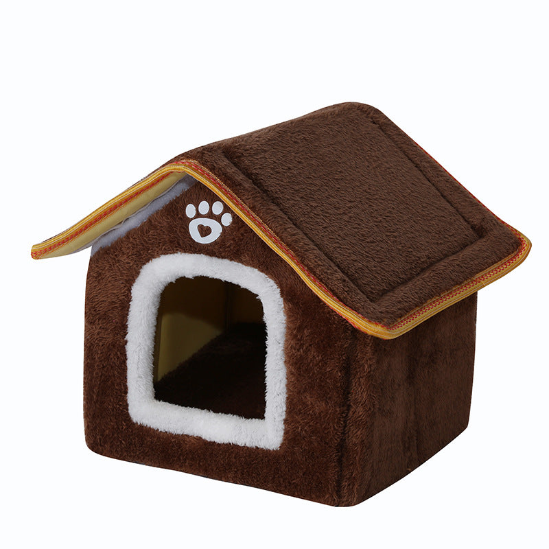 Pet Warmth Closed Removable And Washable Nest