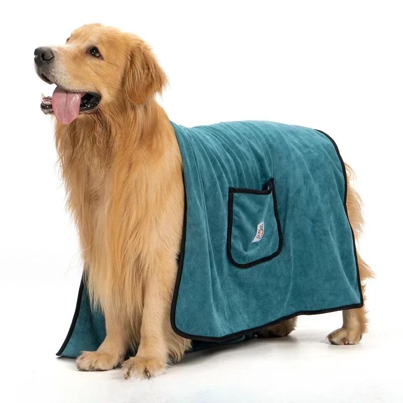 Water Absorbent Quick Drying Dog Bathrobe