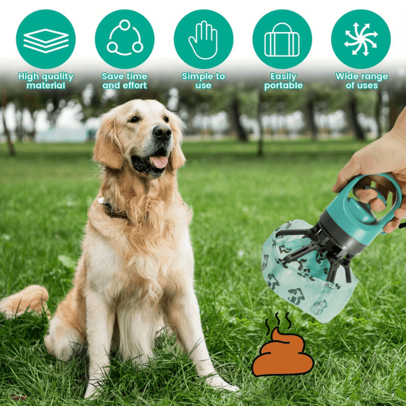 Dog Pooper Scooper With Waste Bags