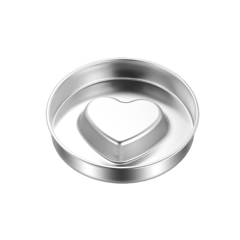 Thick Stainless Steel Heart Slow-Feeding Bowl