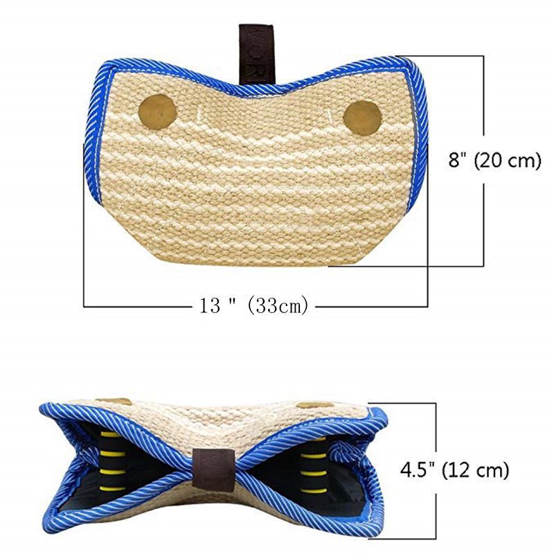 Tear-Resistant Hemp Bite Pillow For Training