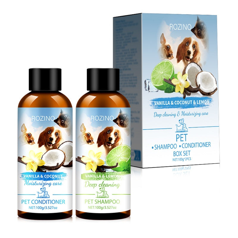 Pet Wash Shampoo and Conditioner Set