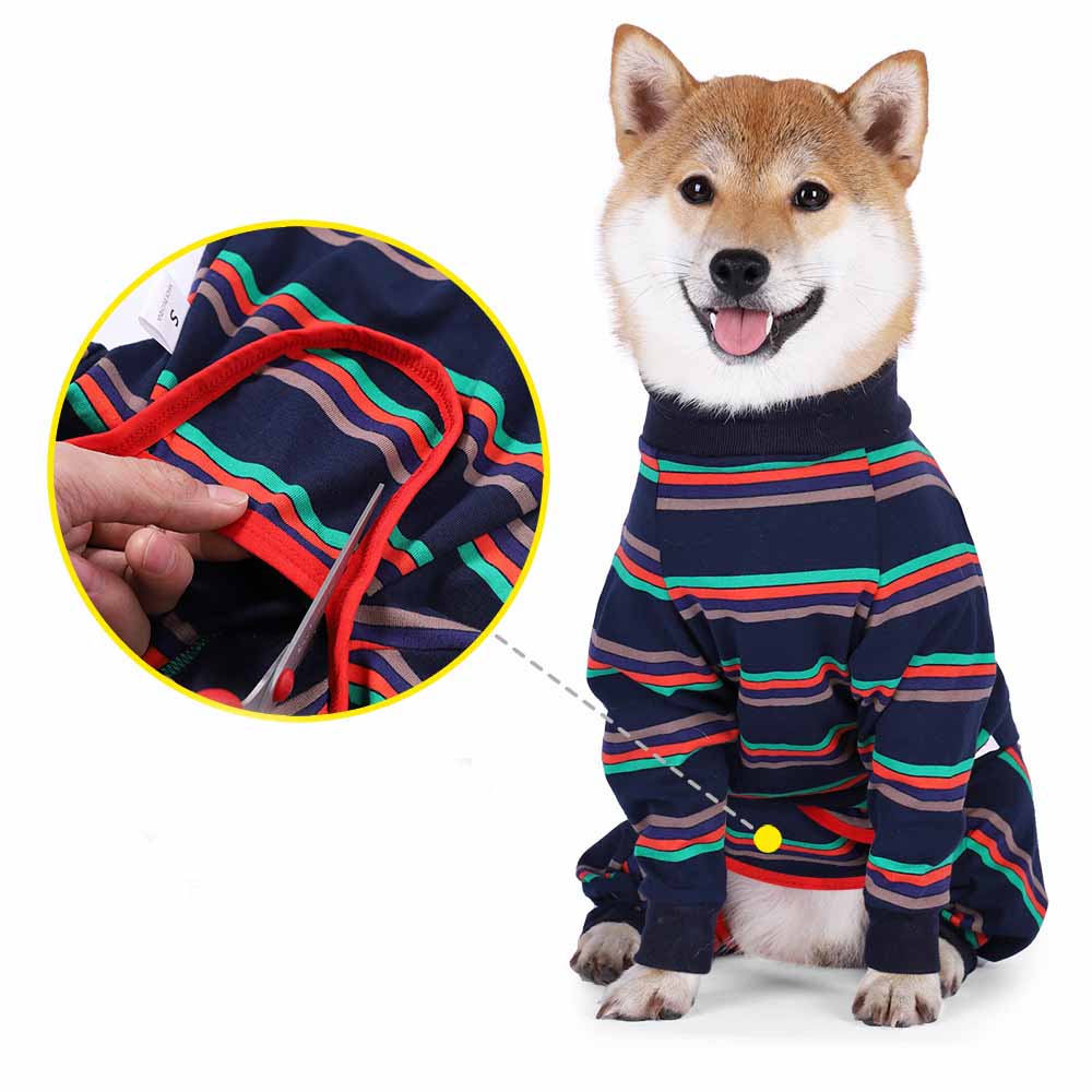 Cotton Four-Legged Dog Pajamas