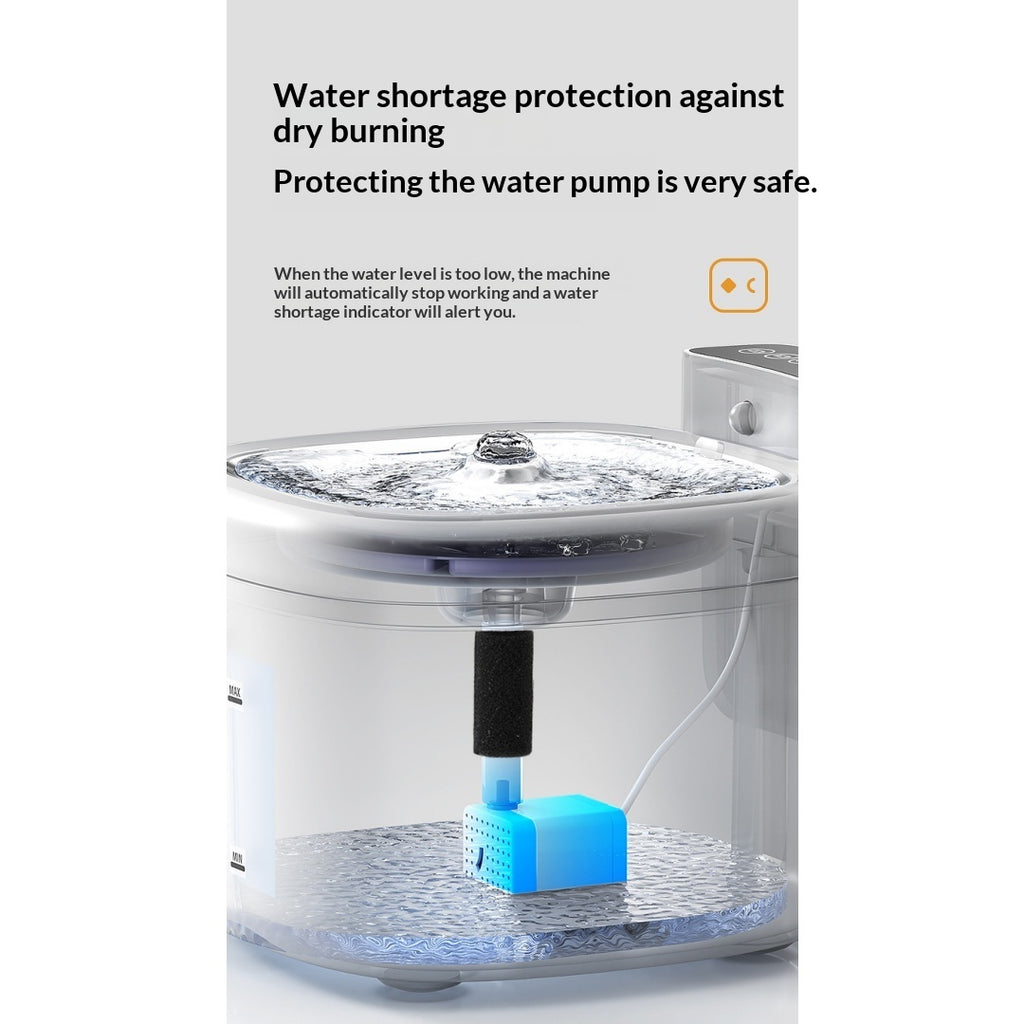 Smart Wireless Filtered Pet Water Fountain