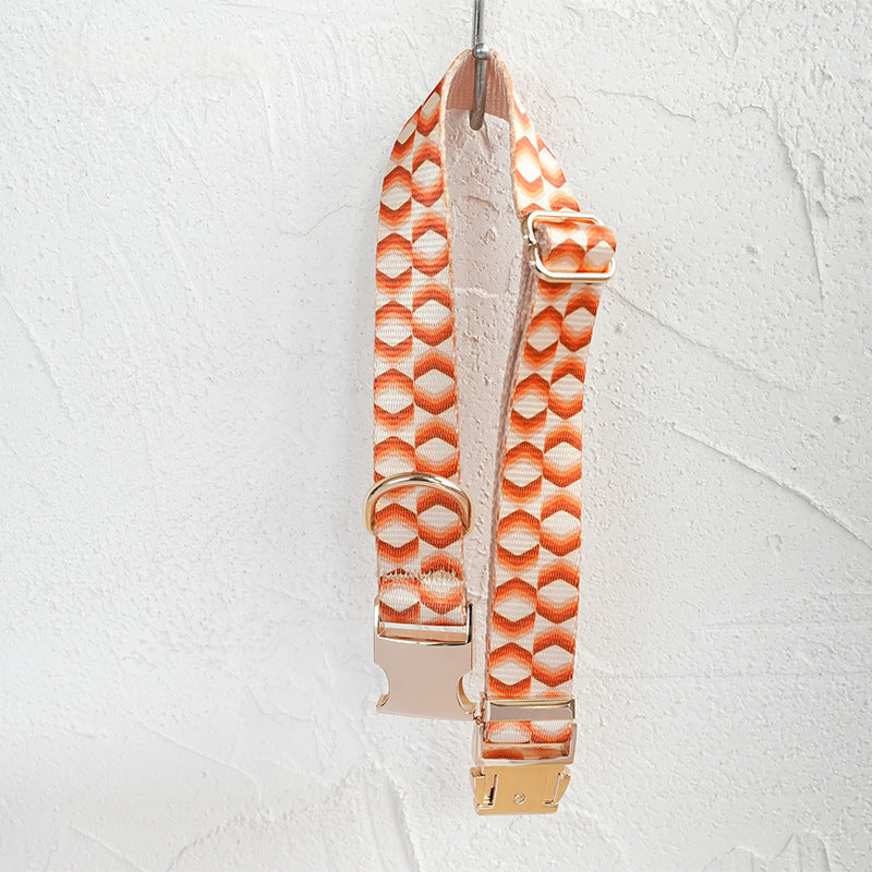 Wear-Resistant Polyester Printed Pet Collar