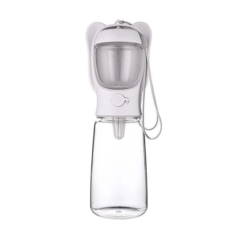 2-in-1 Dog Water Bottle With Food Container