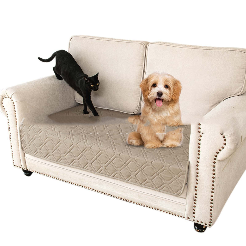 Contrast Color Double-Sided Waterproof Pet Sofa Cushion