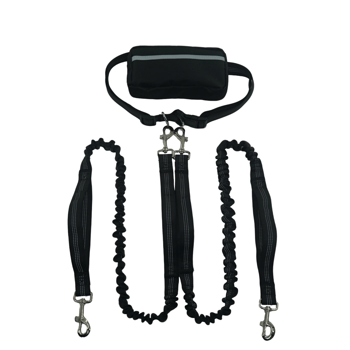 Portable Running Waist Pack With Dog Leash