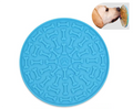 Pet Slow Food Bowl Dog Rain Bath Distraction Mat Pet Licking Mat Food Silicone Slow Food Quiet Mat