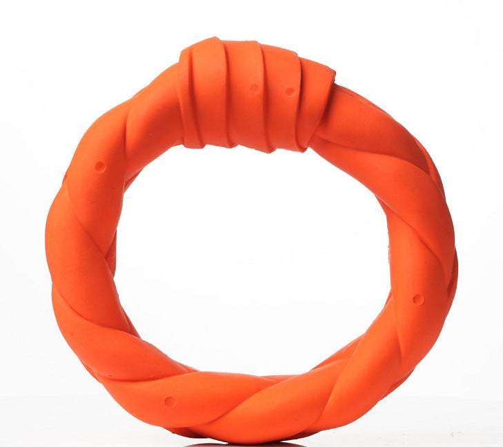 Teeth Leaking Dog Toy Can'T Bite Interactive Training Inflated Ego Rubber Medium Dog Toy