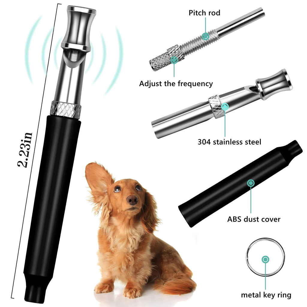 Adjustable Dog Training Whistle Two-Pack
