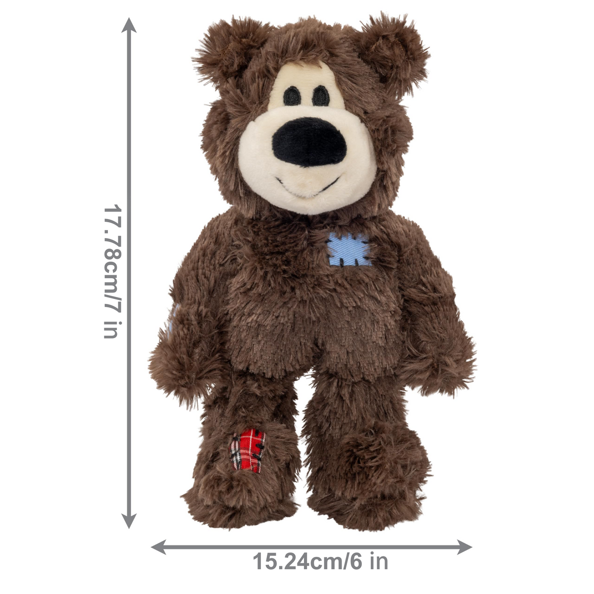 Wild Knots Bear, Knotted Rope Plush Toy, For X-Small Dogs Soft Plush Bear With Internal Knotted Ropes & Minimal Stuffing For Less Mess Durin