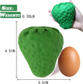 Strawberry Dog Chew Toy Durable Dog Treat Dispenser Interactive Toys Iq Training Mental Enrichment Rubber Dog Dental Cleaning Toys For Small
