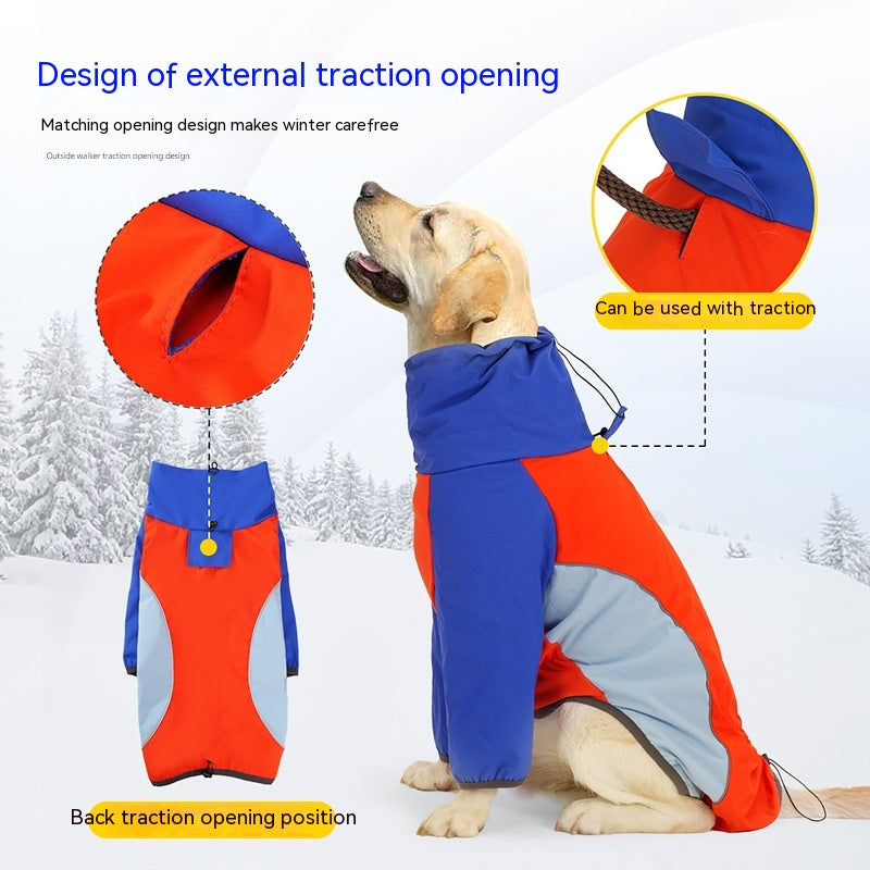 Outdoor Waterproof Warm Dog Shell Jacket