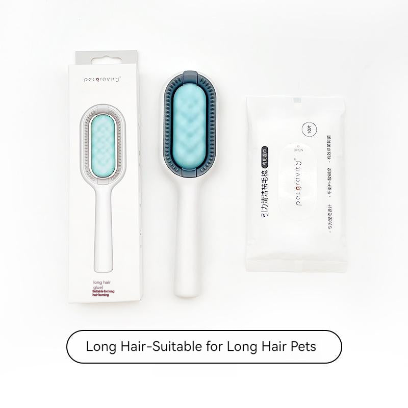 Gravity Pet Hair Comb and Wipes