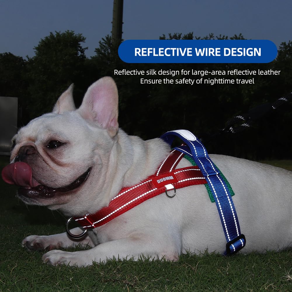 No Pull Reflective Dog Harness with Clips
