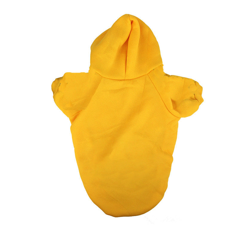 Fleece-Lined Pet Hoodie With A Hood
