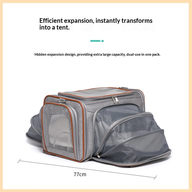 Hb Pet Portable Dog Travel Bag Airline-Approved Pet Trolley Case