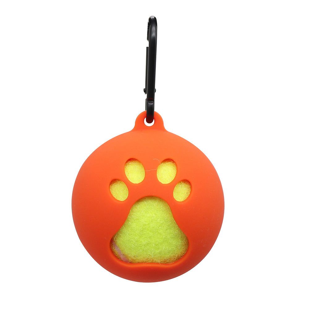 Tennis Bracket Portable Hands-Free Dog Walking Supplies Training Ball Sheath