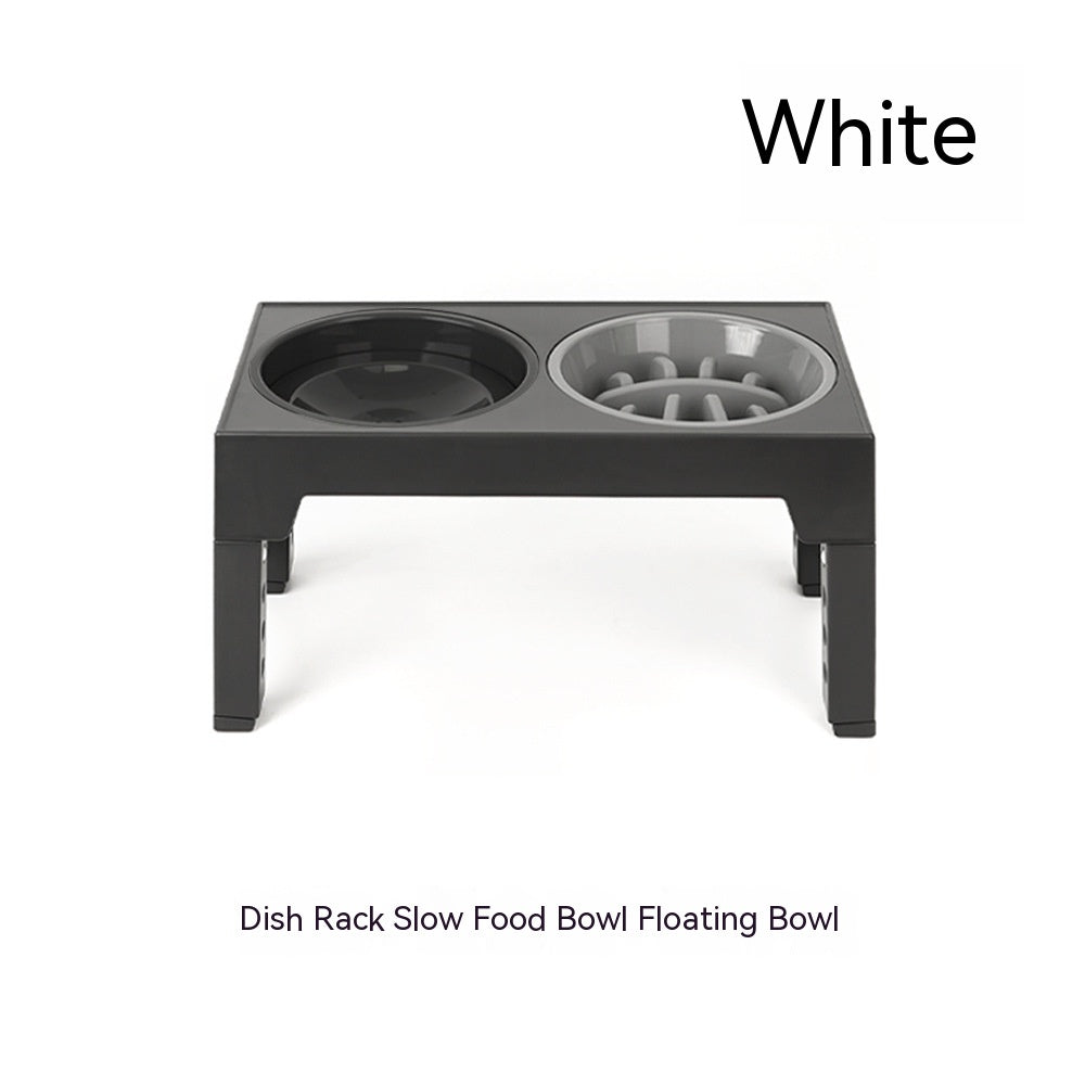 Lifting Slow Feeder Dog Bowl Rack