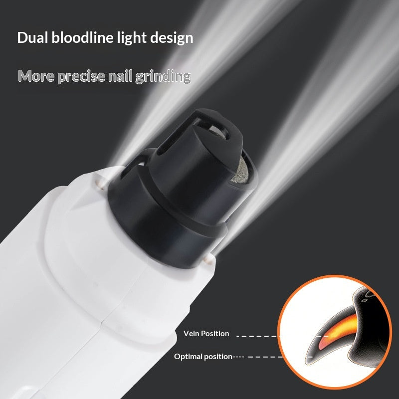 Portable Electric Pet Nail Grinder With LED