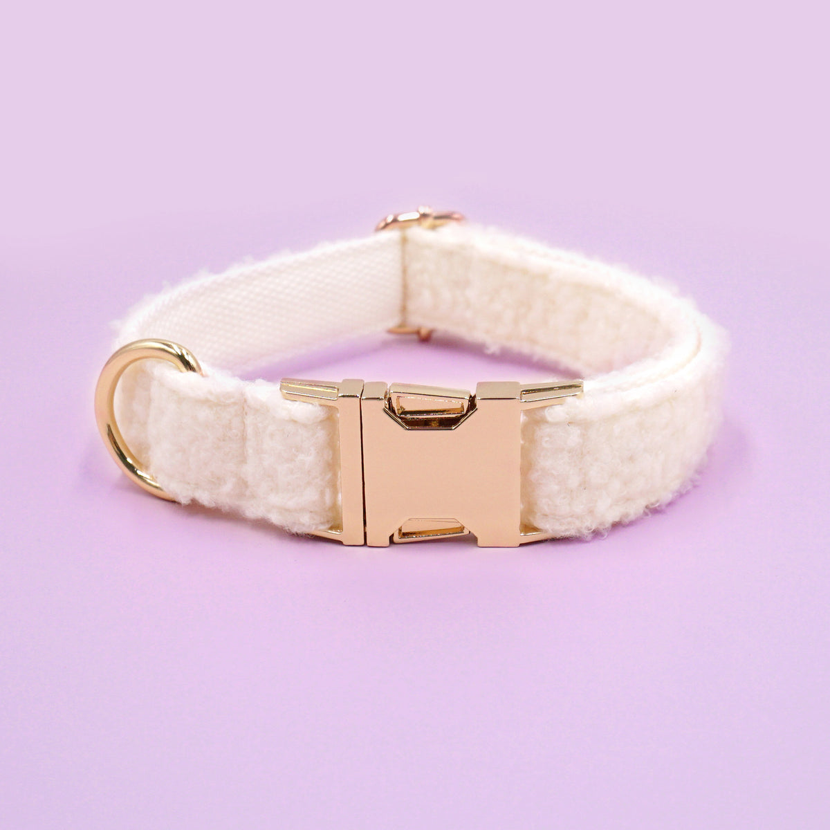 Teddy Plush Pet Collar With Adjustable Lettering