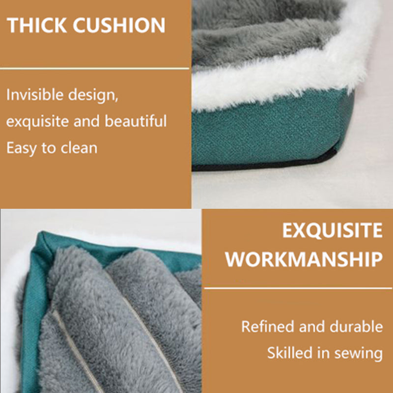 Dog Sleeping Mat Warm Pillow Anti-Tear Pet Floor Mat