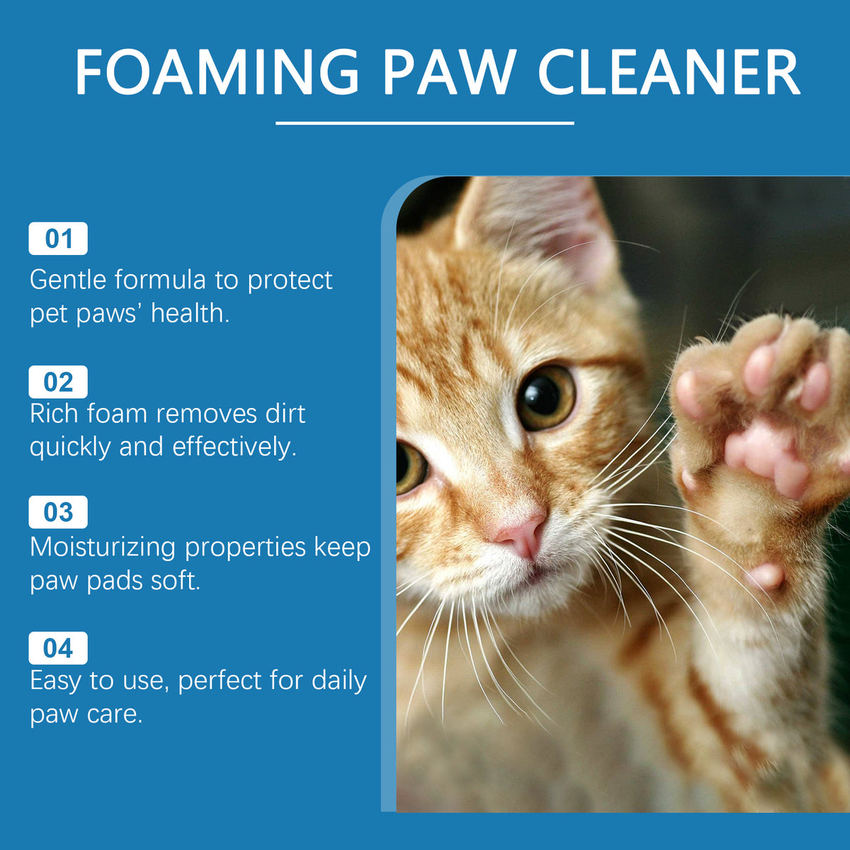 Dog Paw Cleaner Deep Care Foam