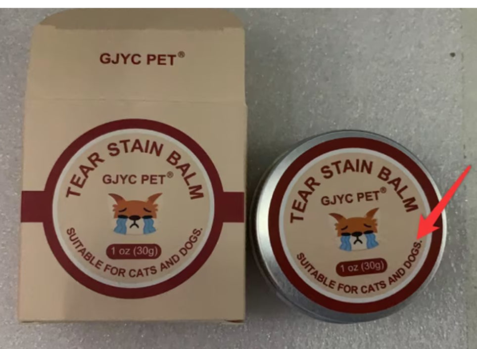 Pet Eye Tear Stain Discharge Remover Gentle Eye-Cleaning Balm Thats Mild And Non-Irritating To The Eyes
