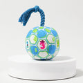 Plush Dog Ball Toy With Knotted Rope