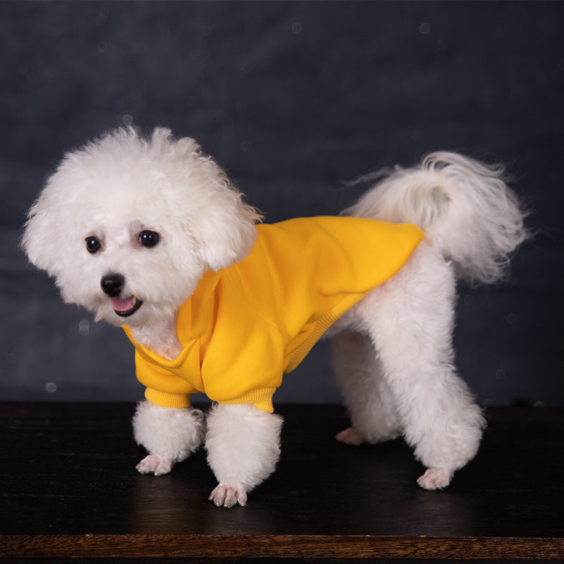 Fleece-Lined Pet Hoodie With A Hood