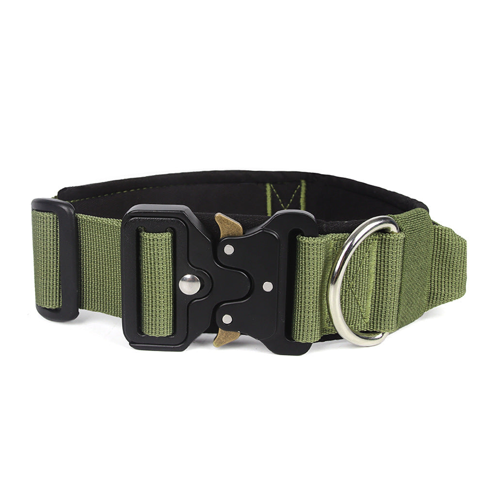 Pet Collar Pull-Resistant Large Dog Lifting Tactical Collar