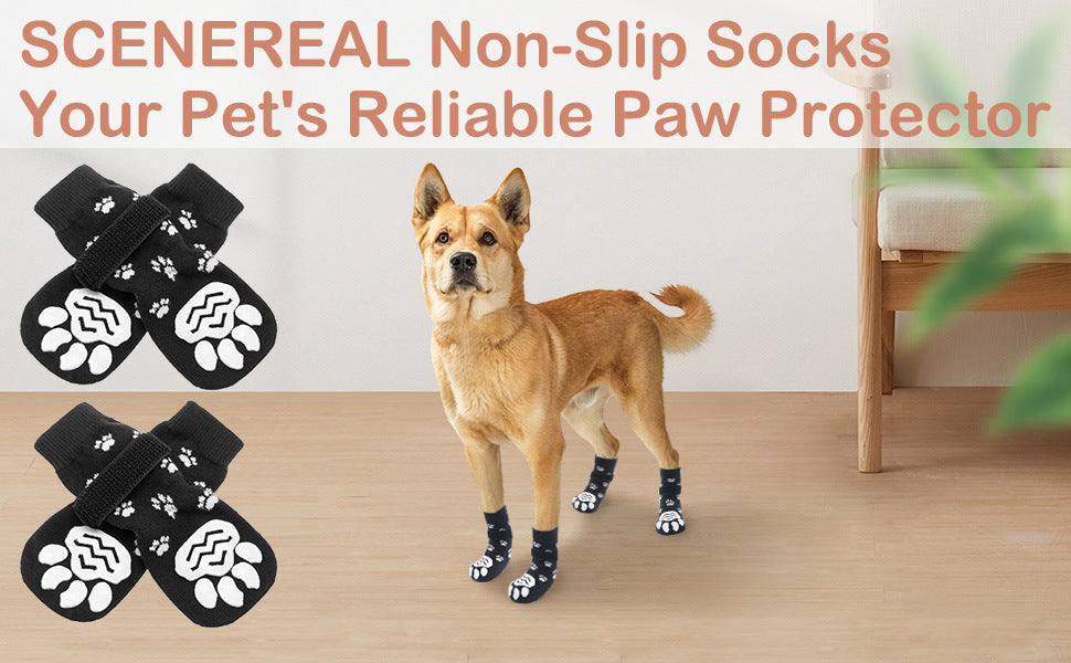 Dog Socks Booties Slide Proof And Anti-Drop Mute Medium Large Dog Golden Retriever