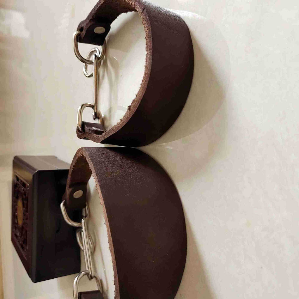 Widened Greyhound Leather Collar