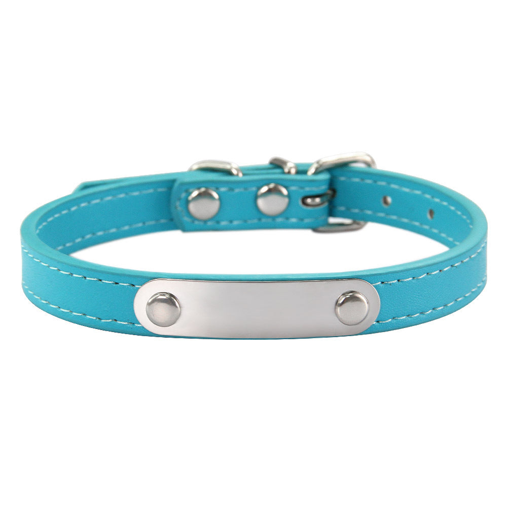 Simple Lettering Dog Collar