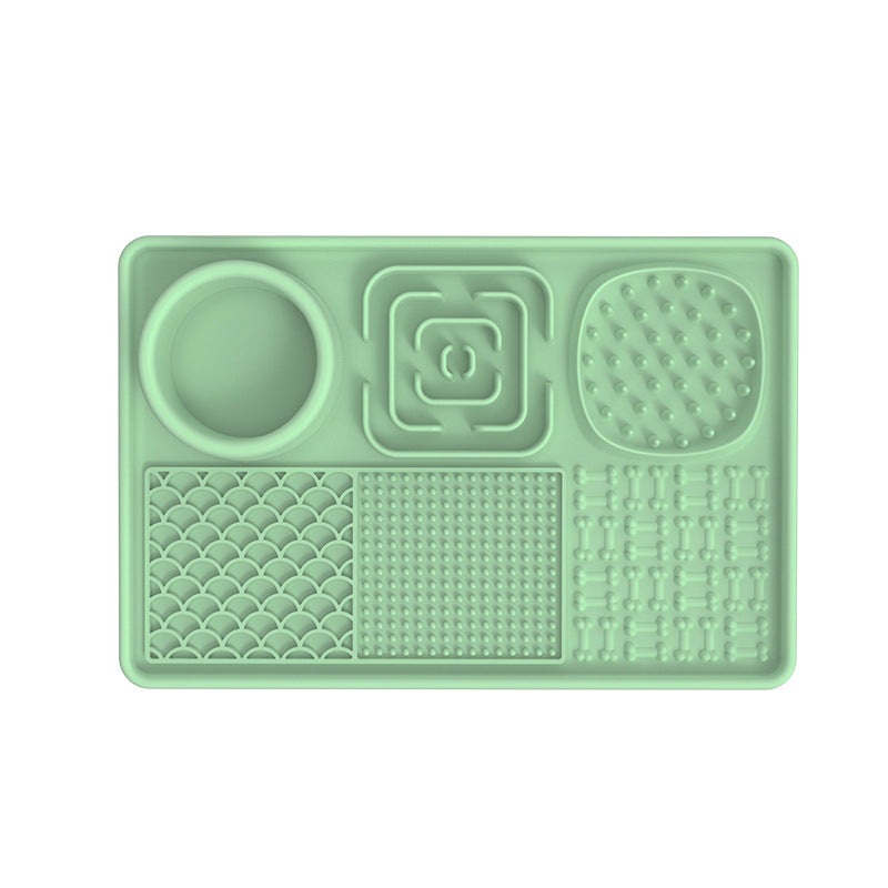 Silicone Dog Slow Food Mat with Sucker