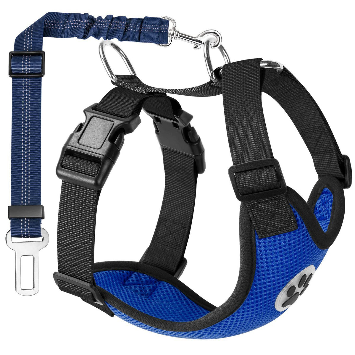 Reflective Dog Leash and Vest Chest Strap