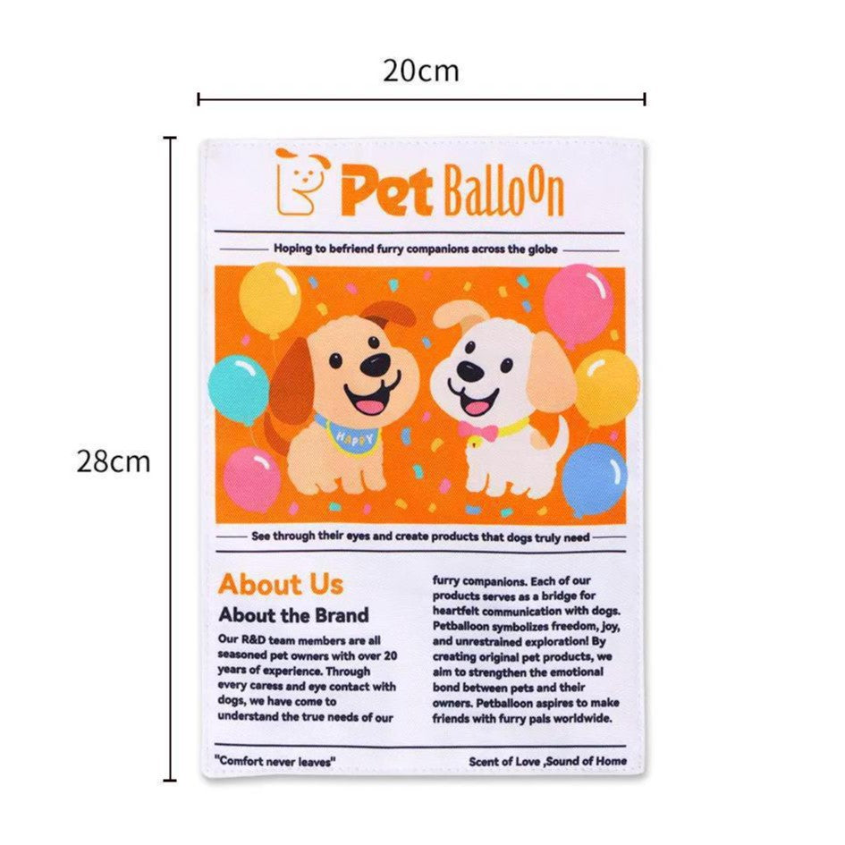 Pet-Friendly Newspaper Design Chew Toy