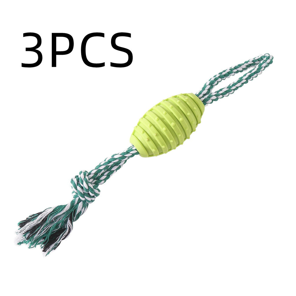 Dog Molar Toy Big Bends And Hitches Pet Relieving Stuffy Ball Of Cotton Rope