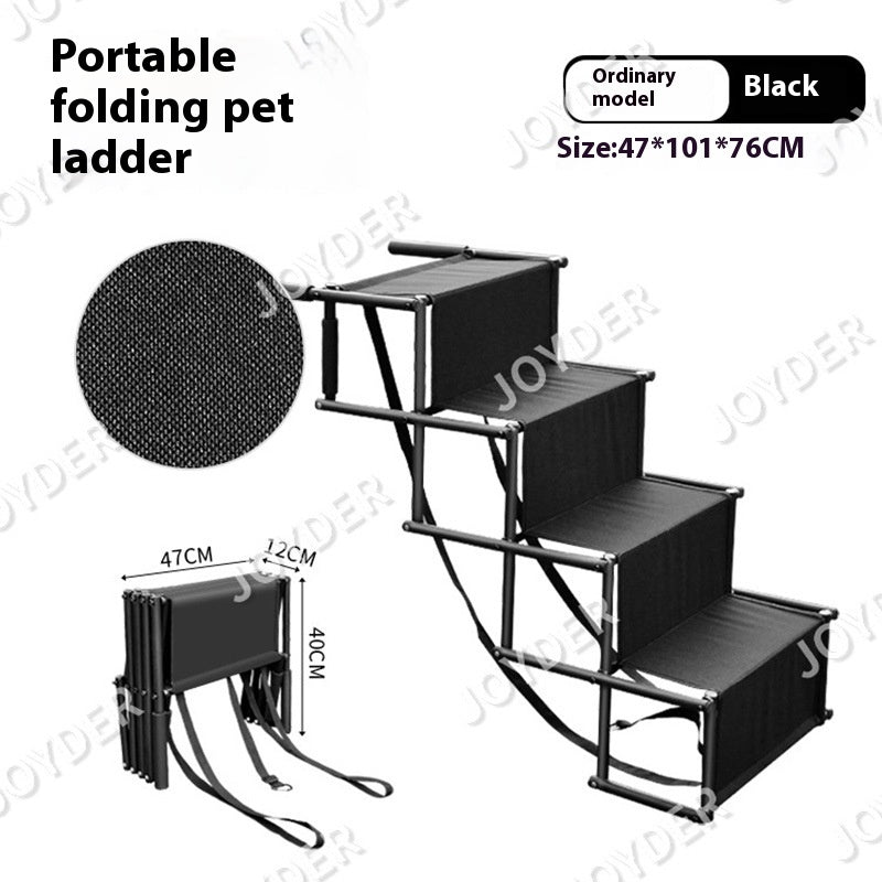 Outdoor Folding Portable Pet Dog Ladder Car Step
