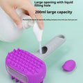 Silicone Dog Bath Brush For Hair Cleaning
