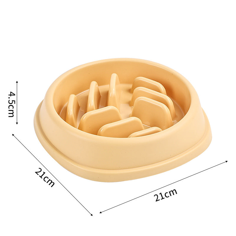 Slow Food Non-Slip Anti-Tumble Pet Bowl