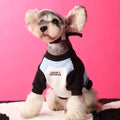 Stitching Zipper Pullover Dog Sweater