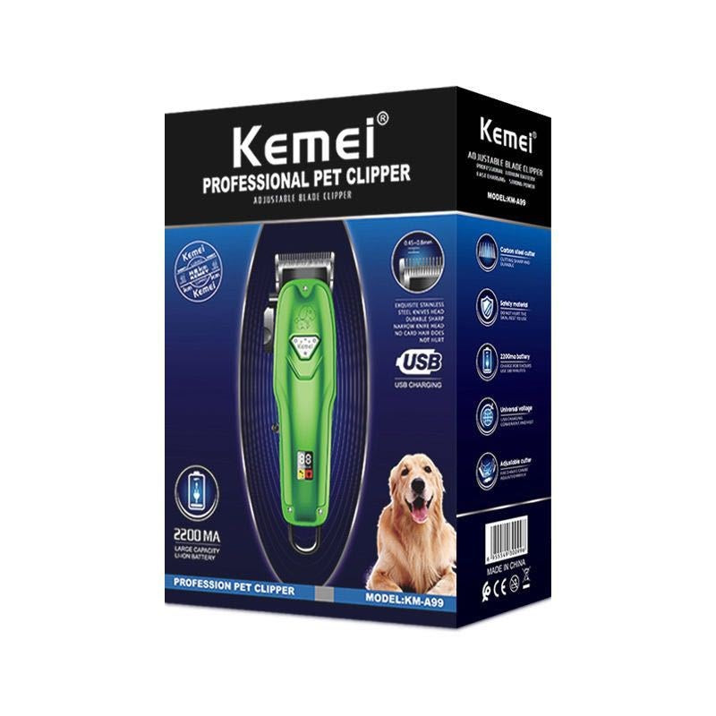 Pet Grooming Clipper With Lcd Display Fast Charging, And Long Battery Life